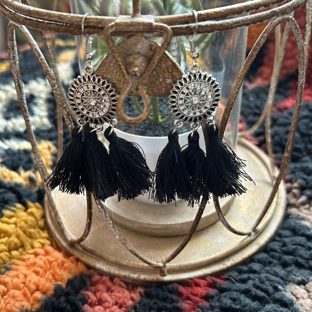 Tasseled earrings 